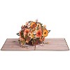 Paper Love 3D Pop Up Greeting Card, Rustic Flower Basket, for Fall, Thanksgiving, All Occasions - 5" x 7" Cover with Note Tag - 4 of 4