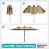 SEVOBAL Patio Umbrellas Outdoor Market Extra Large, Crank Handle for Deck, Lawn, Backyard, Sun Shade - 4 of 4
