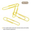 Unique Bargains Medium Metal Prevent Tearing Pages Home Office Paper Clip 100 Pcs - 3 of 4