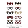 Big Dot of Happiness Flannel Fling Before The Ring Glasses - Paper Card Stock Buffalo Plaid Bachelorette Party Photo Booth Props Kit - 10 Count - 3 of 4
