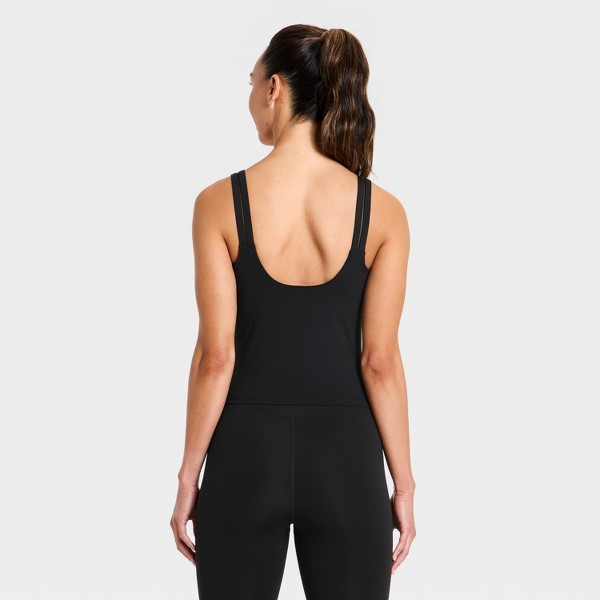 Top de tirantes con ribete de escalera suave de uso diario para mujer - All In Motion™ 2