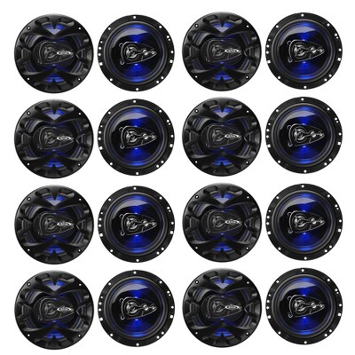 Boss Audio BE654 Universal Rage 6.5" 4 Way 300W Full Range Mobile Audio and Video Speakers (16 Pack)