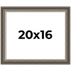 PosterPalooza | Weathered Black Picture Frame - UV Acrylic, Backing Board, Hanging Hardware Included - 2 of 4