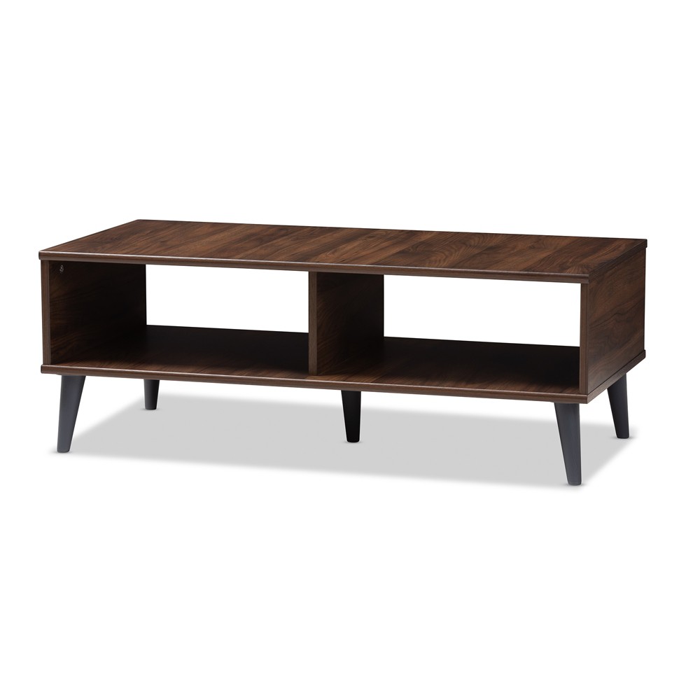 Photos - Coffee Table Pierre  Dark Brown/Gray - Baxton Studio