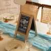 Vintiquewise Wooden A-Frame Chalkboard Sign Double-Sided Menu Board Easel for Restaurant, Cafe, Bar, Bakery, Wedding, Party, Home Display - 2 of 4