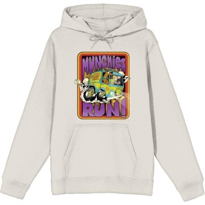 Scooby Doo Character Chenille Patch Long Sleeve Charcoal Hooded  Sweatshirt-large : Target