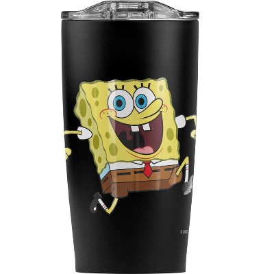 Spongebob Squarepants Running Spongebob Steel Tumbler 20oz Coffee Travel Mug