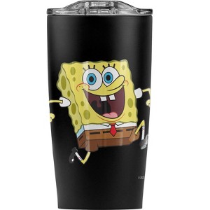 Spongebob Squarepants Running Spongebob Steel Tumbler 20oz Coffee Travel Mug - 1 of 4