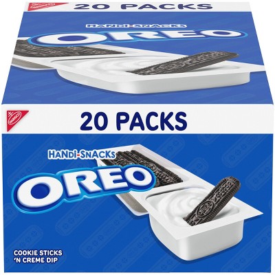 Photo 1 of **2 Pack, Expired 08/02/2024** Handi-Snacks Oreo Cookies N Crme - 20oz