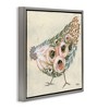Stupell Industries Vintage Chicken with Floral Body, 18" x 18" - 3 of 4