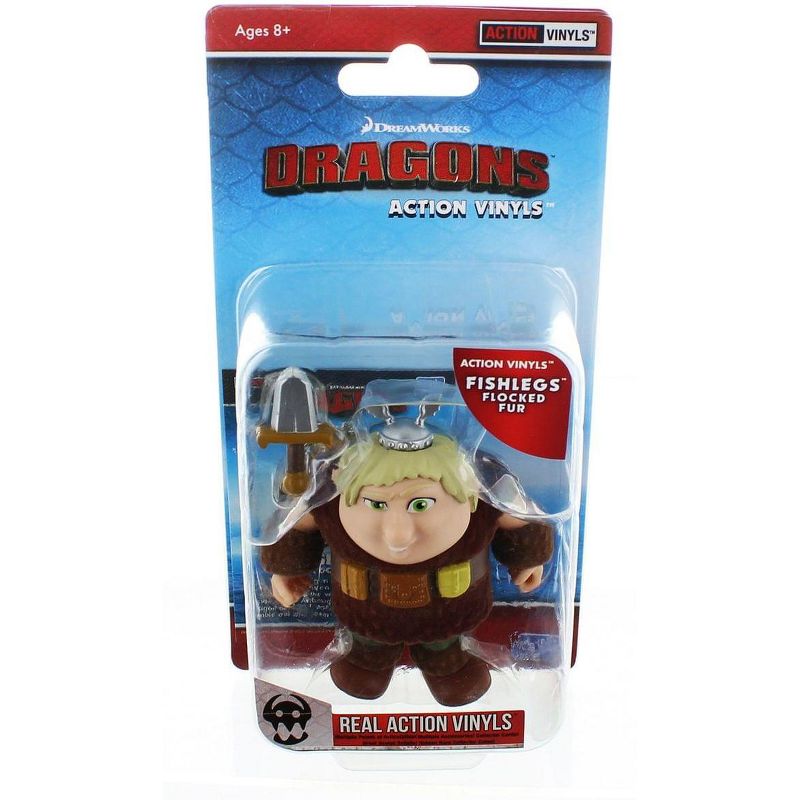 The Loyal Subjects How To Train Your Dragon 3.25" Action Vinyl: Fishlegs (Flocked Fur), 1 of 3