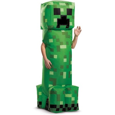 Disguise Minecraft Inflatable Creeper Child Costume | One Size