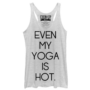 Women's CHIN UP Hot Yoga Racerback Tank Top - 1 of 3