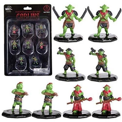 Monster Protectors Painted Fantasy Goblin Mini Figures for D&D - 1", 8 Pieces