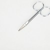 Unique Bargains Curved Head Stainless Steel Vibrissa Scissors Silver Tone 3.5" x 1.8" 1 Pc - 2 of 4