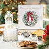 Courtside Market Christmas Wreath Artboard & 13.5oz 3-Wick Candle Set - 3 of 3