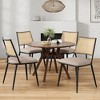 Infurnic Accent Chairs, Modern Upholstered Chairs Set with Sturdy Legs, for Kitchen and Dining Room, 2PCS, Beige, 21.3"*19.3"*31.1" - 3 of 4