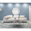 Elegant Lighting Metal frame Round Mirror with decorative hook 32 inch Brass finish - 2 of 4