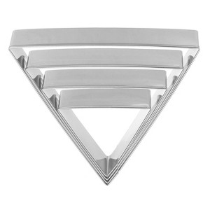 Unique Bargains Stainless Steel Baking Pastry Cookie Cutter Set Assorted Sizes 4 Pcs - 1 of 4