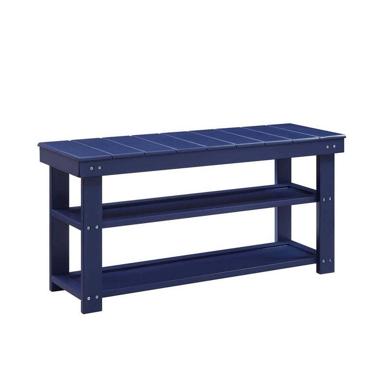 Oxford Utility Mudroom Bench with Shelves - Breighton Home, 1 of 9