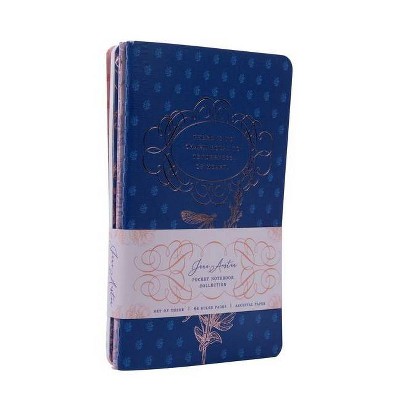 Jane Austen Sewn Pocket Notebook Collection (Set of 3) - by  Insight Editions (Paperback)