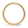 Black Bow Jewelry 3mm 14K Rose, White, or Yellow Gold Half Round Milgrain Standard Band - 2 of 4