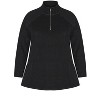 Avenue Women's Plus Size Polar Fleece Pocket Tunic - 4 of 4