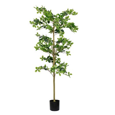 SKRAN Artificial Topiary Trees, Domestic Tung Tree, Ground Flower Decoration, Office Decoration, Artificial Green Plant,for Home,Office,Patio