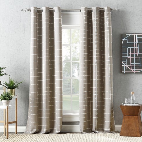 1PC PANEL GROMMET LINED BLACKOUT WINDOW DRESSING NATURE PRINTED CURTAIN DRAPE 