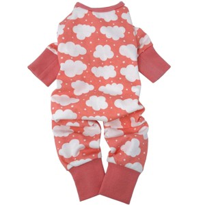 Doggie Design CuddlePup Fluffy Clouds Dog Pajama - Coral - 1 of 3