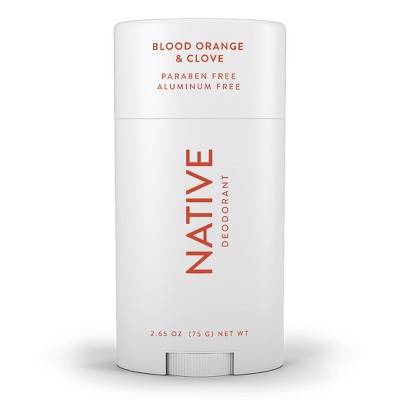 Native Deodorant for Men & Women - Blood Orange & Clove - Aluminum Free - 2.65oz