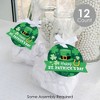 Big Dot of Happiness Shamrock St. Patrick's Day - Saint Paddy’s Day Party Clear Goodie Favor Bags - Treat Bags With Tags - Set of 12 - 2 of 4