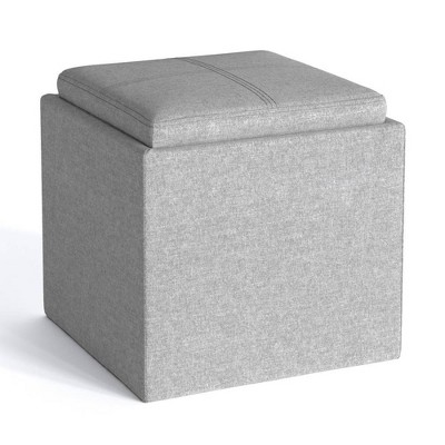 target storage ottoman grey