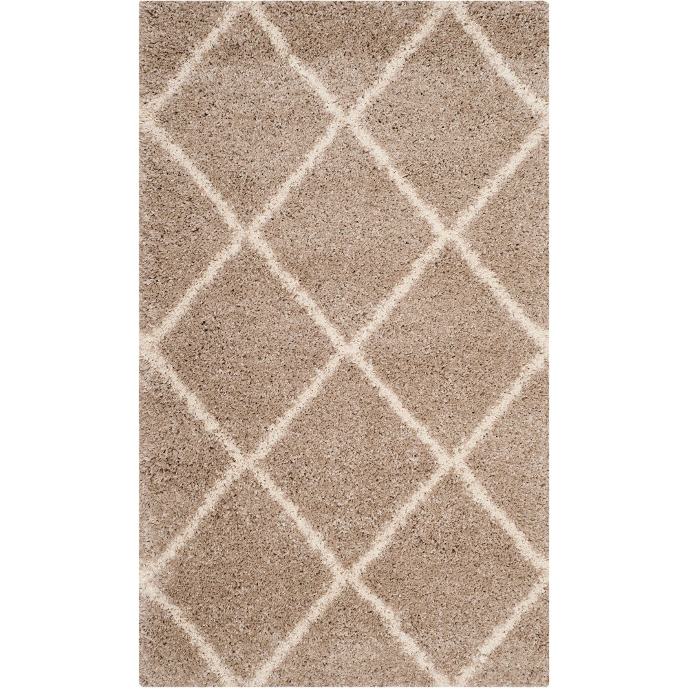 2'x3' Hudson Shag Accent Rug Beige/Ivory - Safavieh