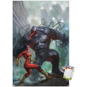 Trends International Marvel Comics Spider-Woman - Venom #161 Unframed Wall Poster Print White Mounts Bundle 14.725" x 22.375" - 1 of 4