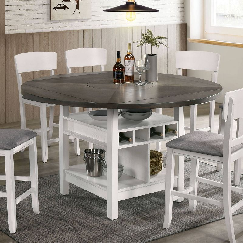60" Summerland Round Counter Height Dining Table - HOMES: Inside + Out, 3 of 8