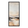Kate & Laurel All Things Decor 18"x40" Sylvie Peaceful Landscape III Framed Canvas by Amy Lighthall Black - 2 of 4