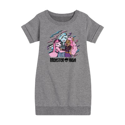 - Mattel - Bestie Big Hug Graphic Short Sleeve Fleece Dress