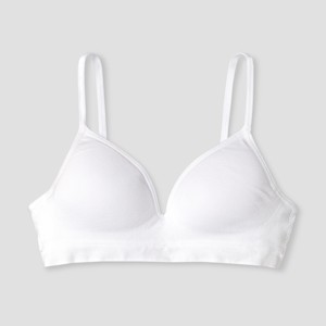 Girls' Seamless Wire-Free Hybrid Bra - Cat & Jack™ White - 1 of 2