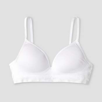 Maidenform Girls' Molded Triangle Padded Pullover Comfort Bra - Beige 34a :  Target