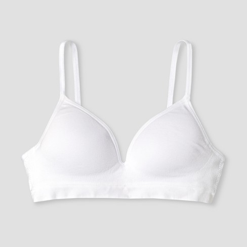 Girls' Seamless Wire-free Hybrid Bra - Cat & Jack™ White 32a : Target