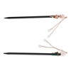 Unique Bargains Gardenia Tassel Hair Chopstick Black Pink 1 Pc - 4 of 4