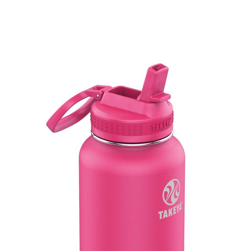 Takeya 32oz Actives Pickleball Insulated Stainless Steel Water Bottle with Sport Straw Lid, 3 of 6
