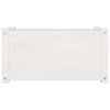 vidaXL Garden Planter White 23.6"x12.2"x12.2" Solid Wood Pine - 3 of 4