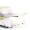 Deny Designs Standard April Lane Art Block Yellow Monogram E Microfiber Printed Pillow Sham - 3 of 3