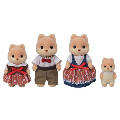 Calico Critters Caramel Dog Family