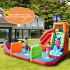 Costway 6-in-1 Pirate Ship Waterslide Kid Inflatable Castle w/ Water Blasters & 735W Blower - 2 of 4