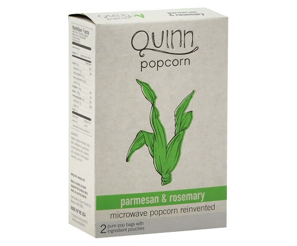 Quinn Parmesan & Rosemary Microwave Popcorn - 1oz/6pk