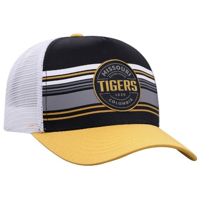 NCAA Missouri Tigers Men's Vista Black with Hard Mesh Snapback Hat