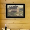 "Stone Barn" By Pam Britton, Ready to Hang Framed Print, Black Frame - 4 of 4